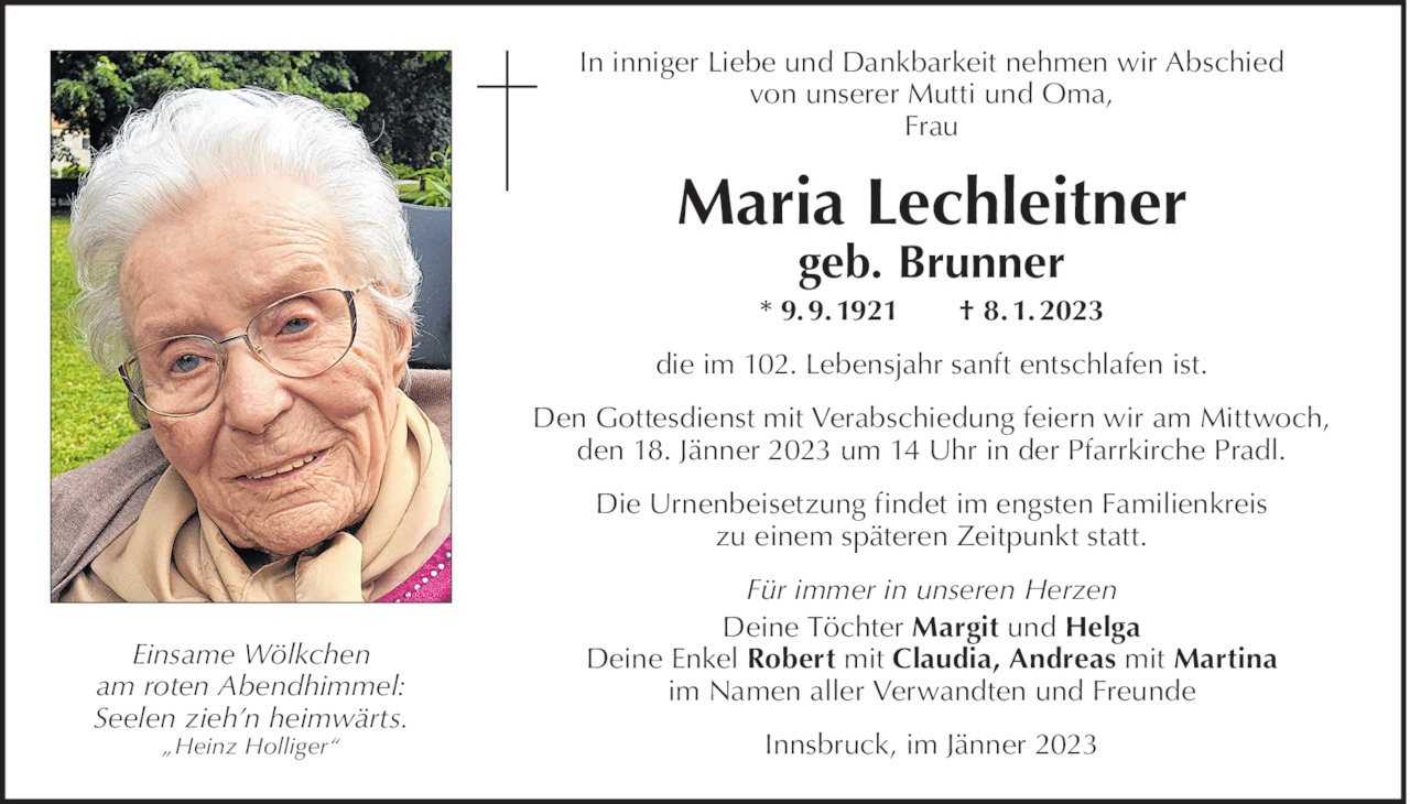 Maria Lechleitner Bild
