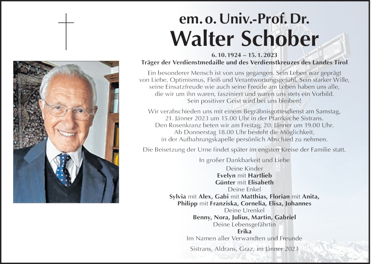 Walter  Schober Bild