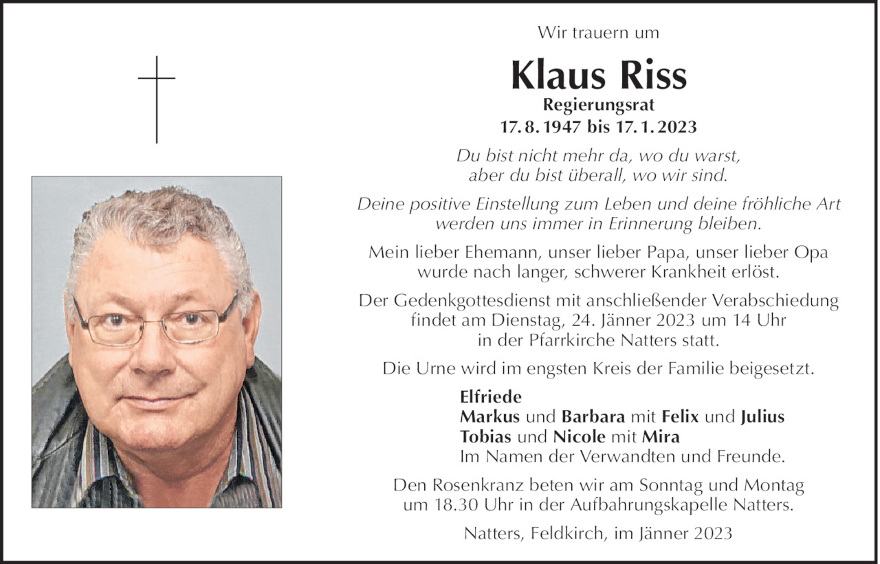 Klaus Riss Bild