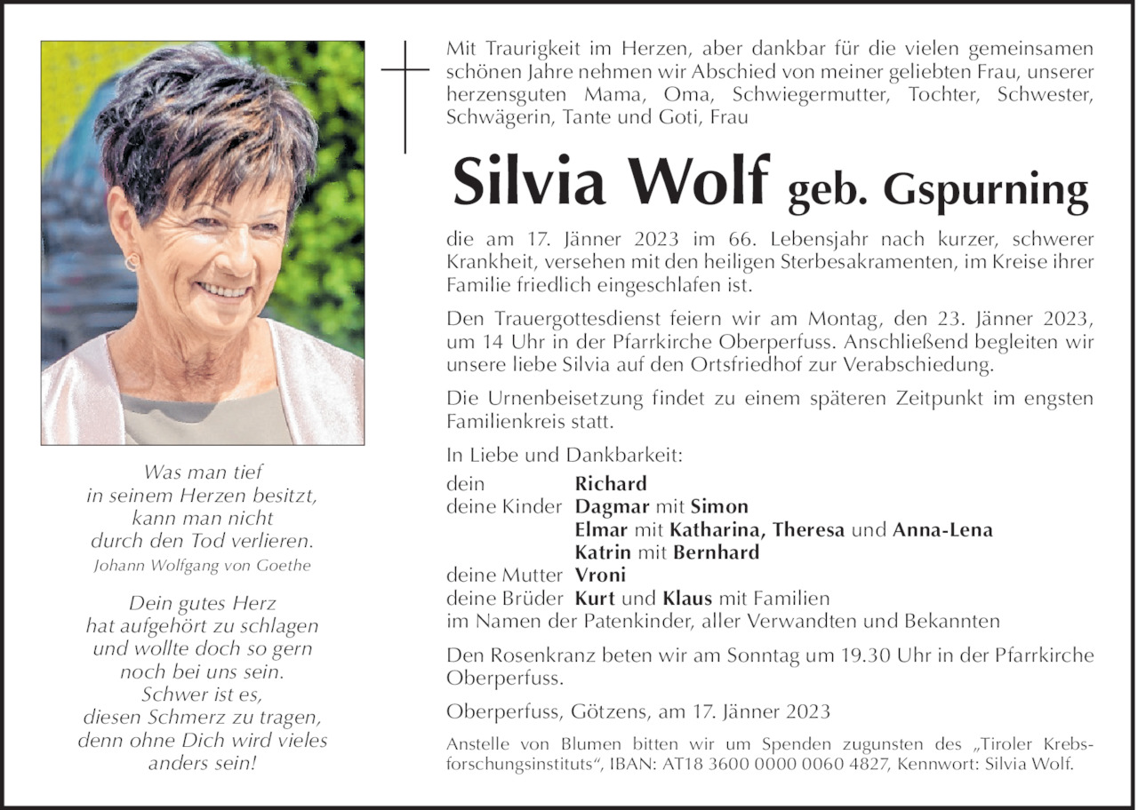 Silvia Wolf Bild
