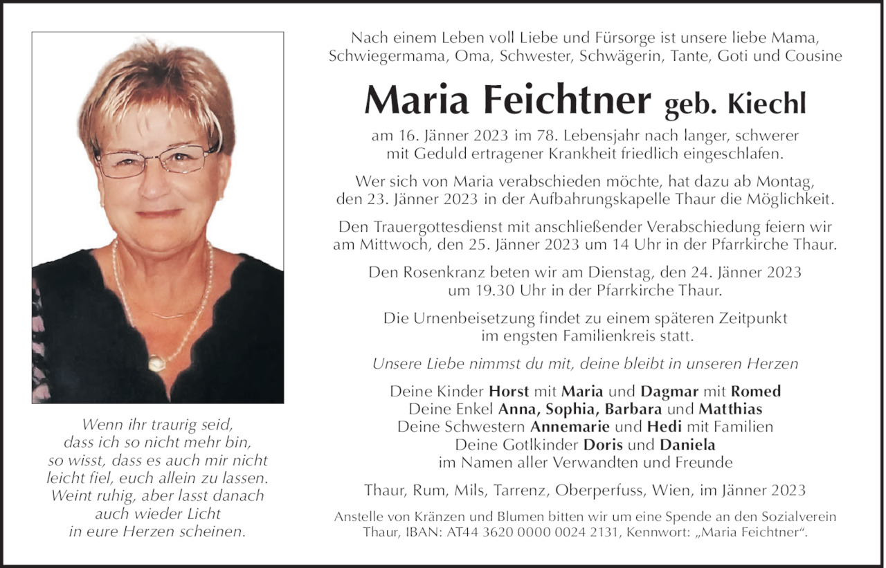 Maria Feichtner Bild