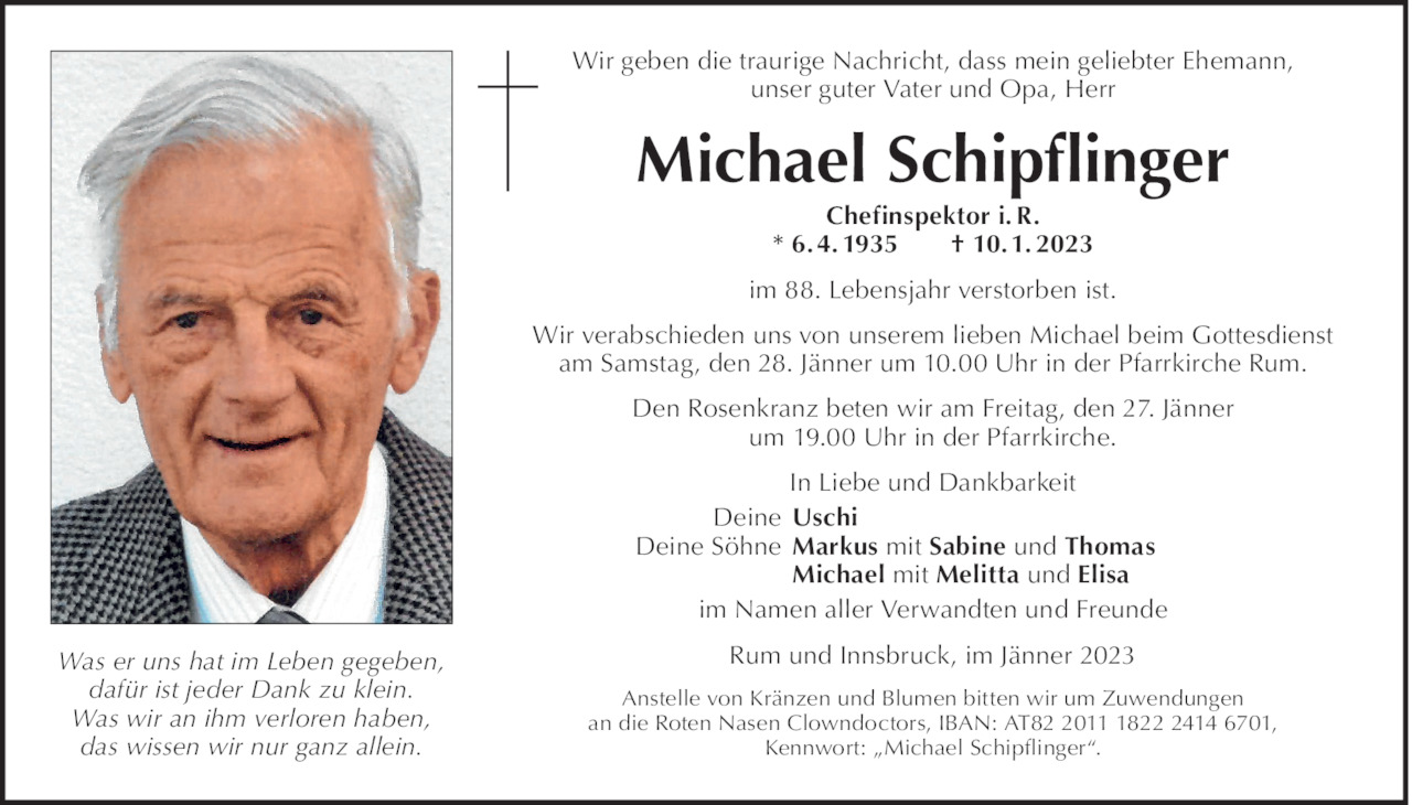 Michael Schipflinger Bild
