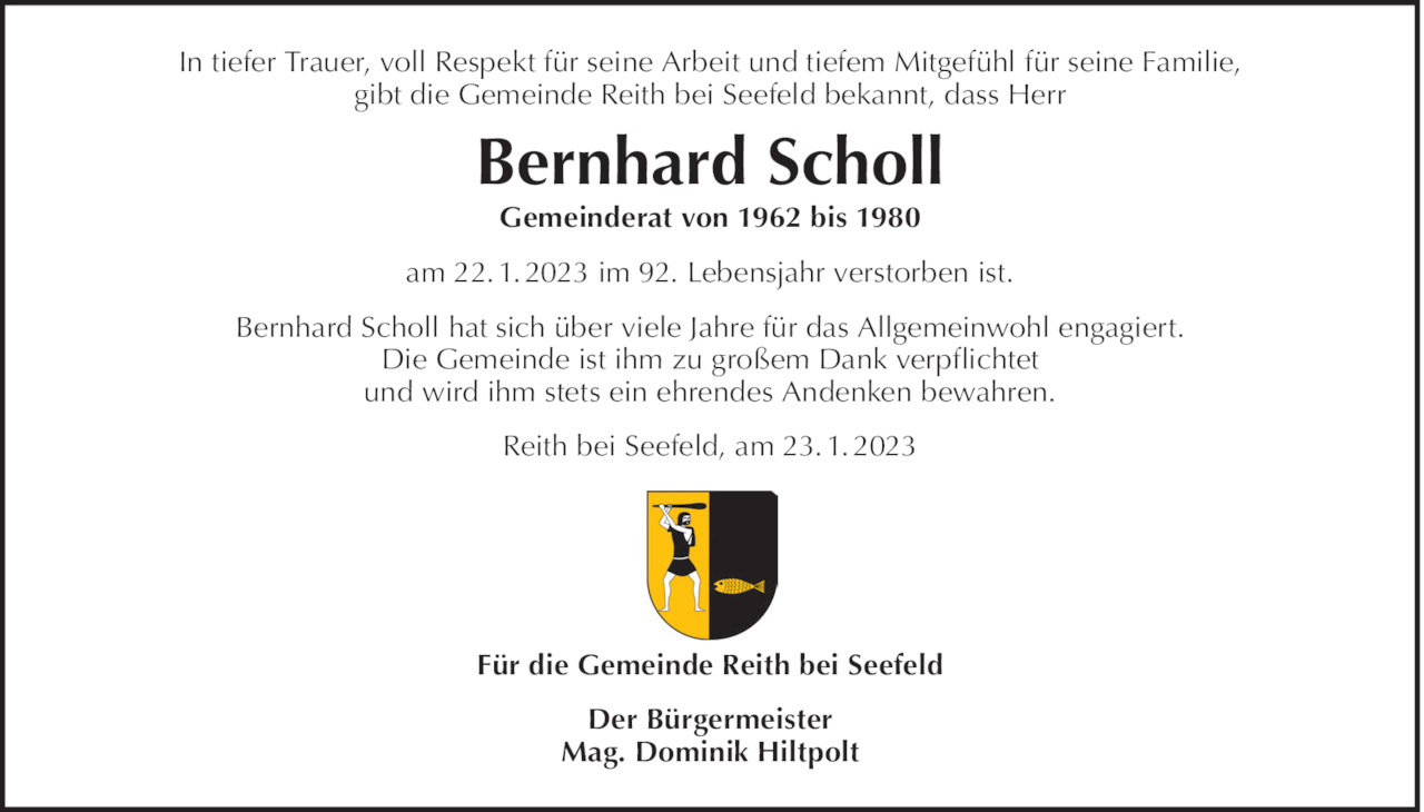 Bernhard Scholl Bild