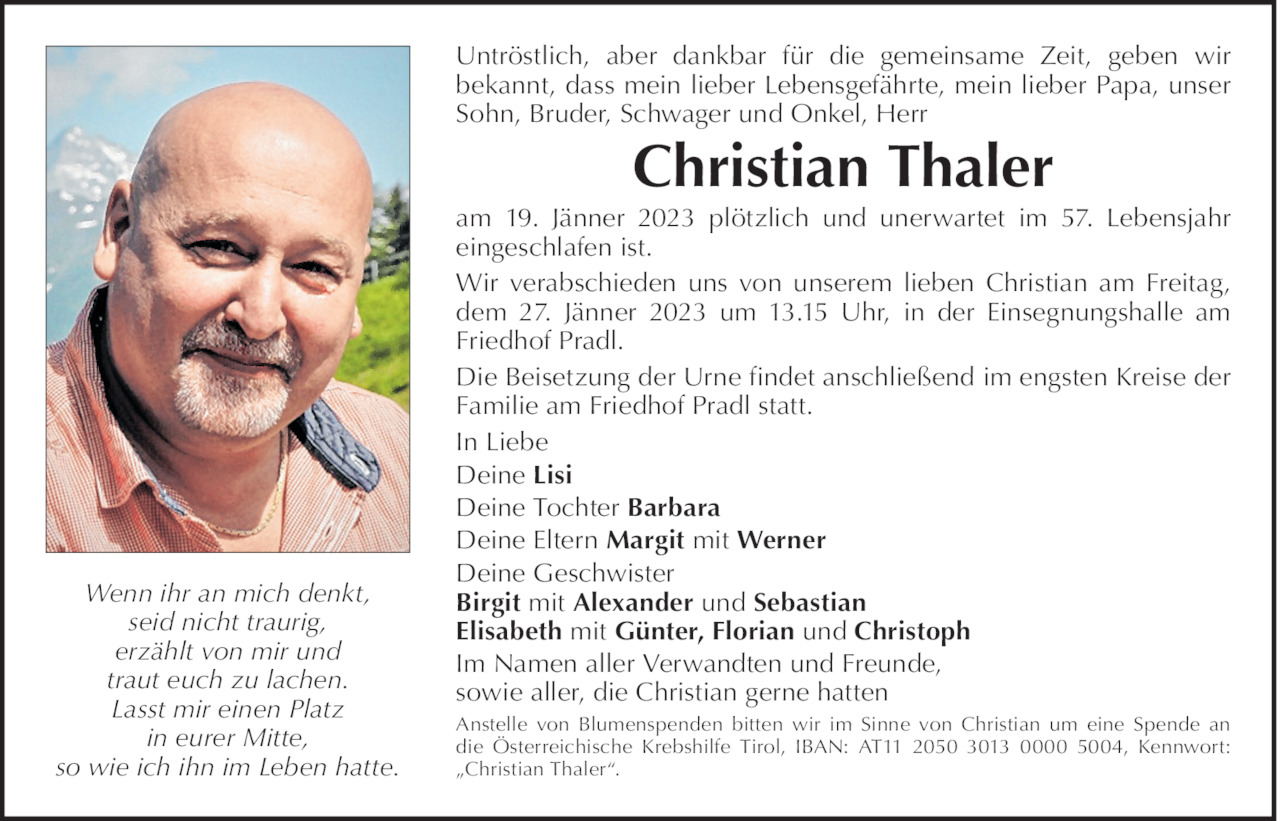 Christian Thaler Bild