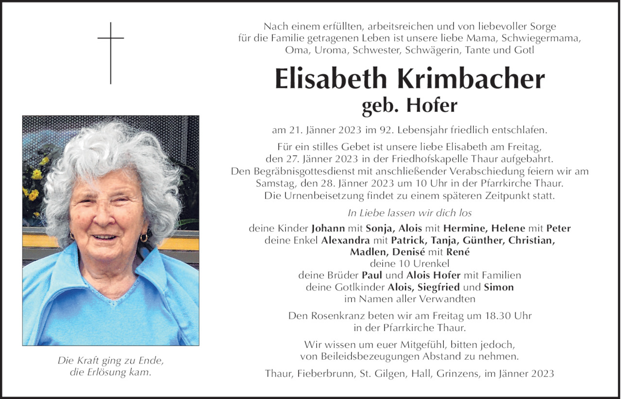 Elisabeth Krimbacher Bild