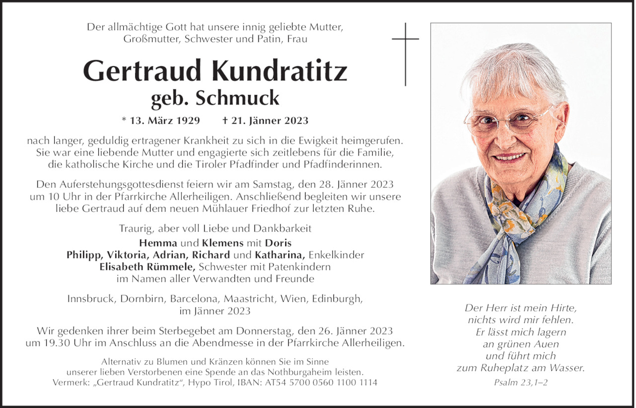 Gertraud Kundratitz Bild