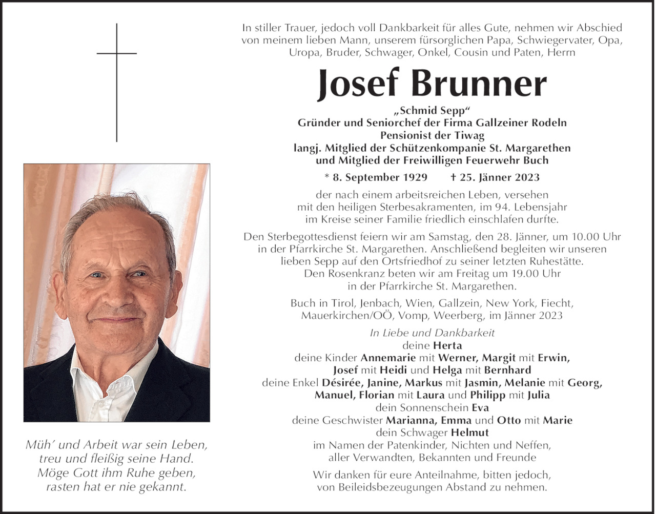 Josef Brunner Bild