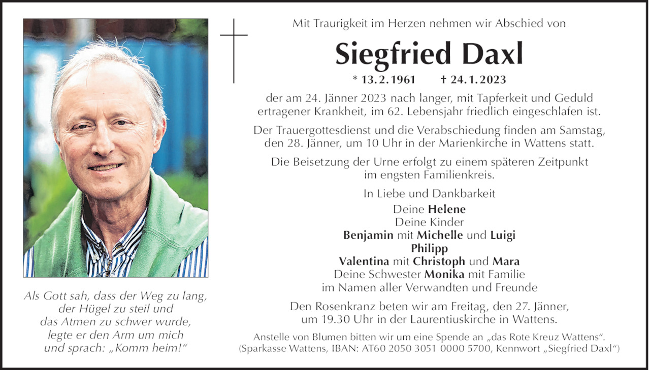 Siegfried Daxl Bild