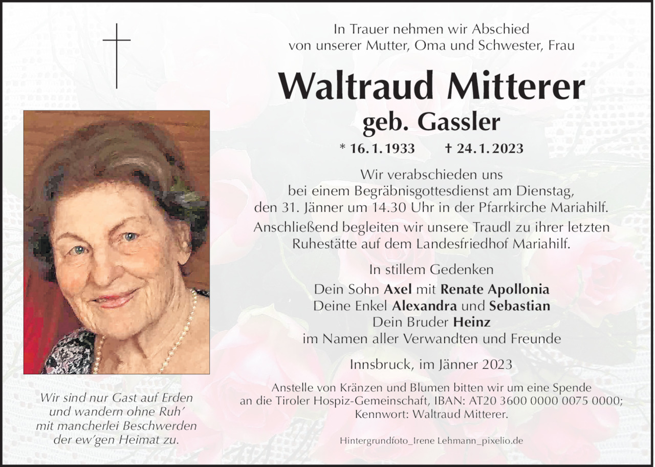 Waltraud Mitterer Bild