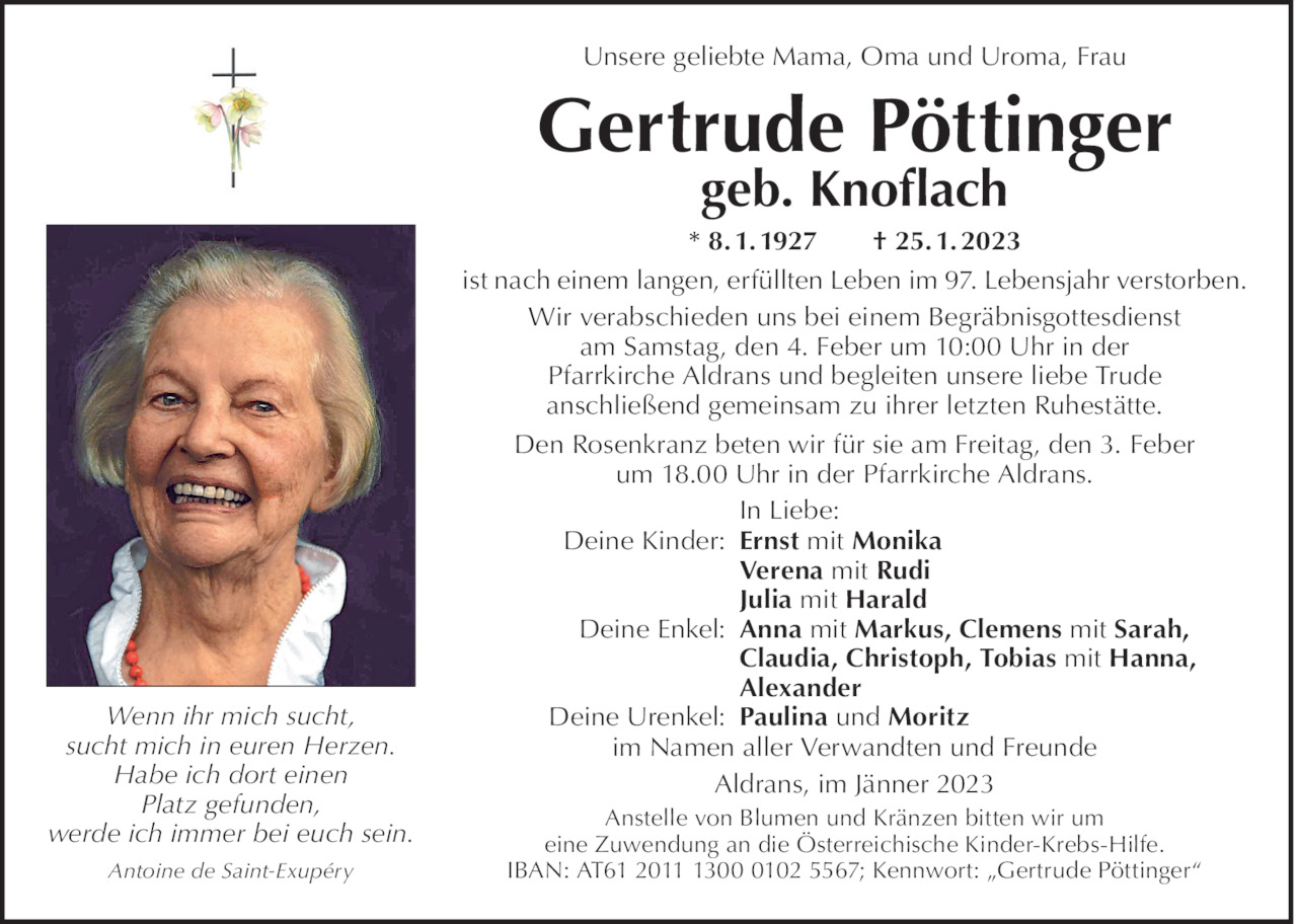 Gertrude Pöttinger Bild