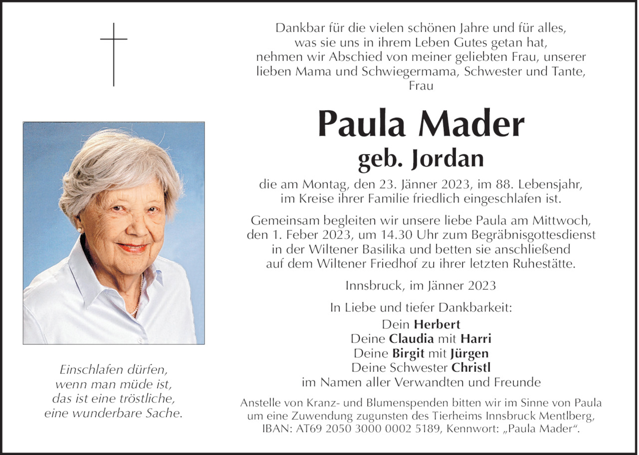 Paula Mader Bild
