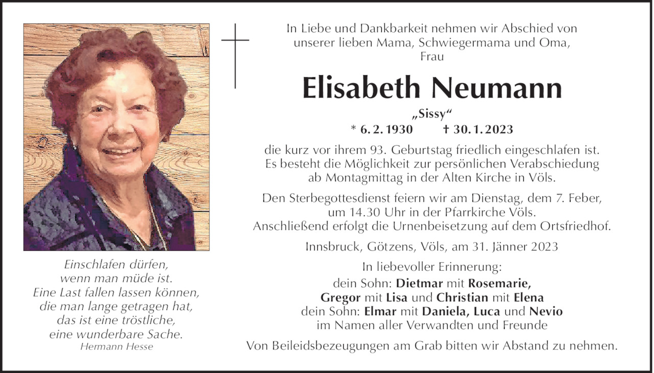 Elisabeth Neumann Bild