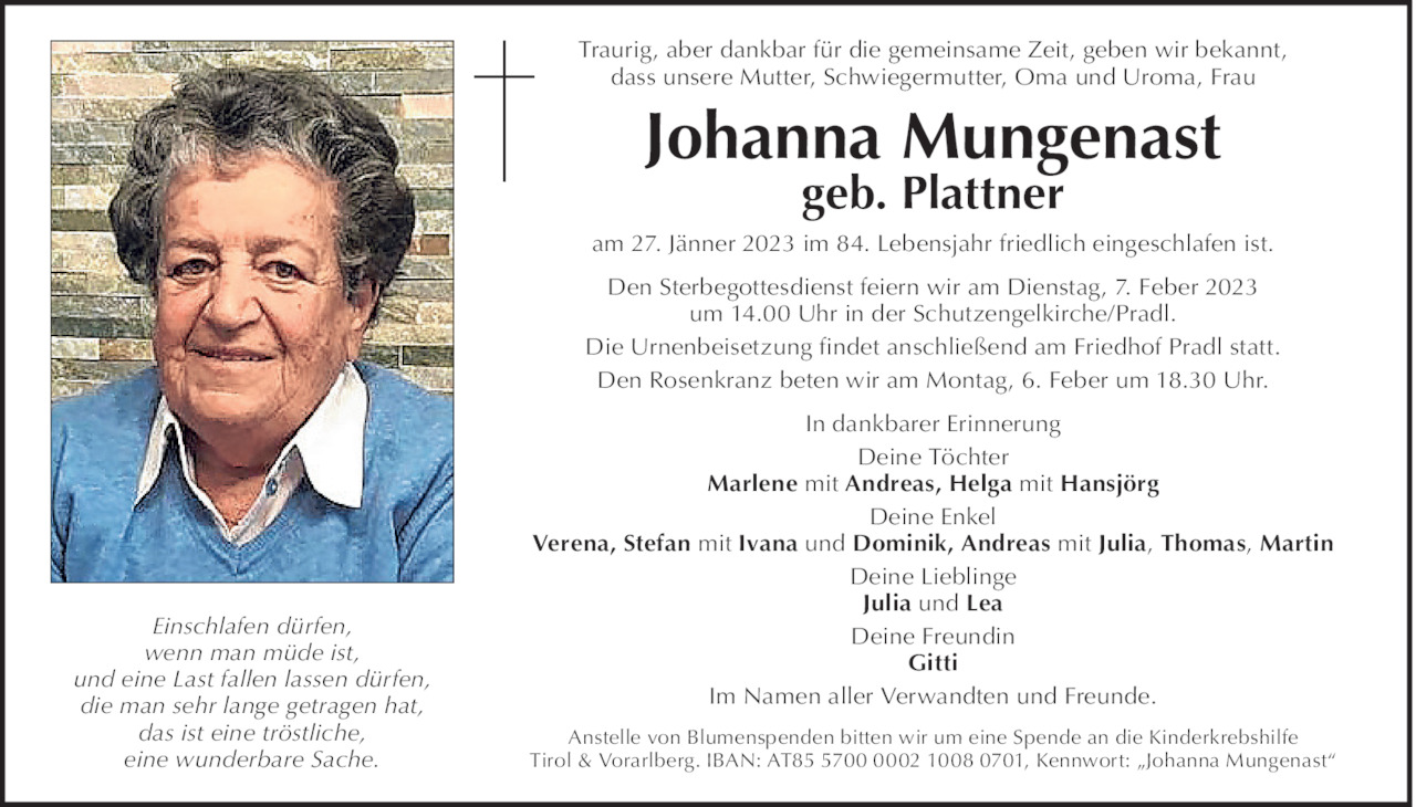Johanna Mungenast Bild