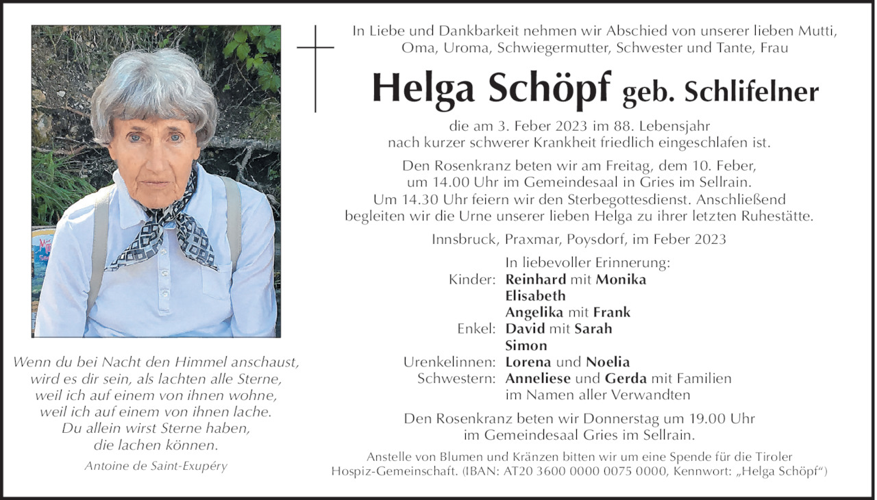 Helga Schöpf Bild
