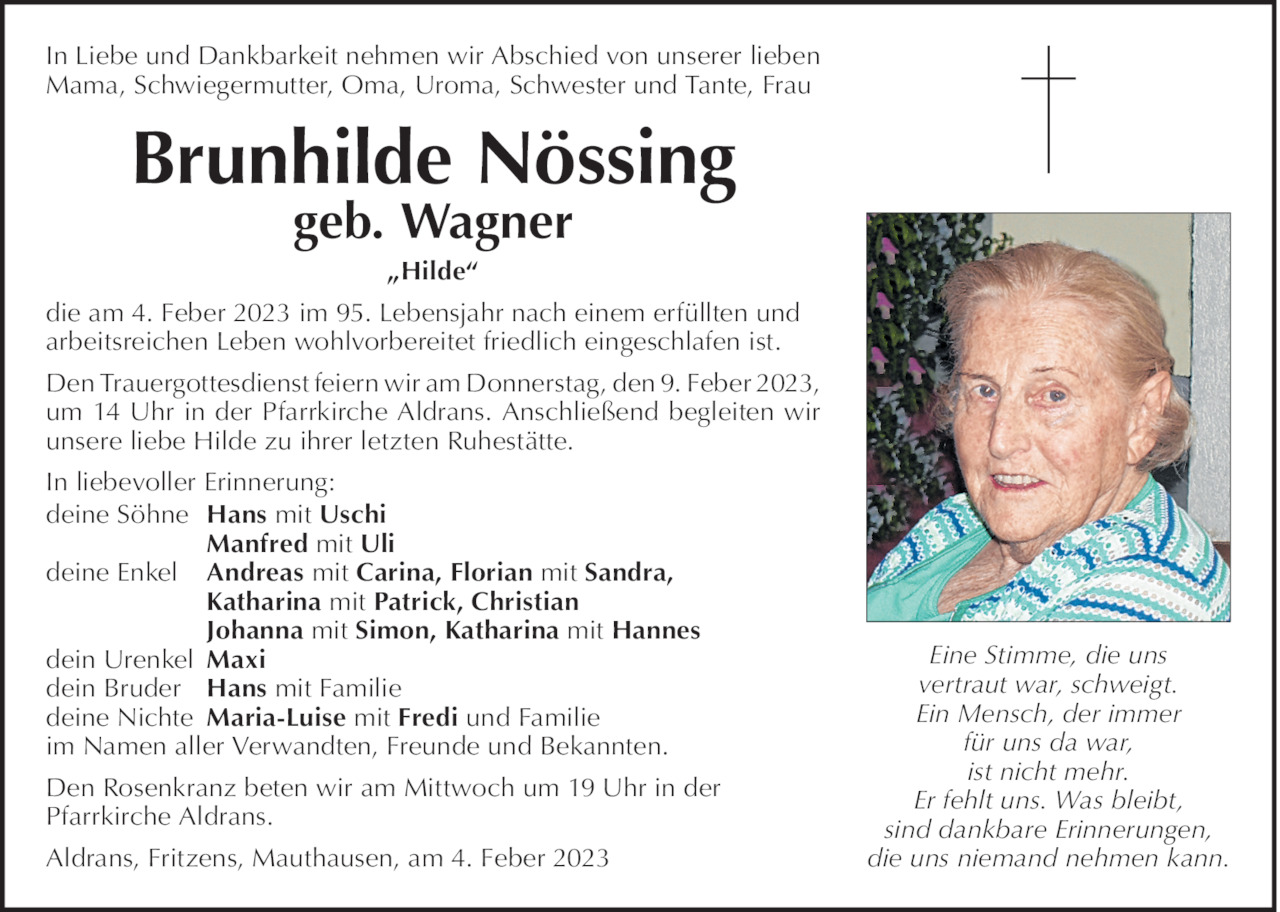 Brunhilde Nössing Bild