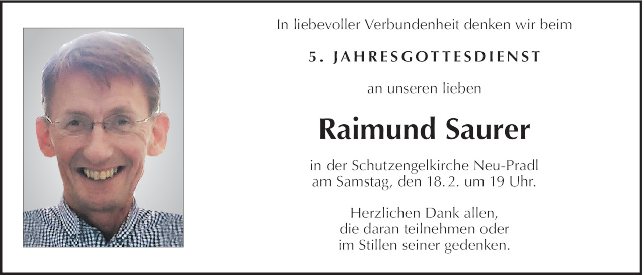 Raimund Saurer Bild