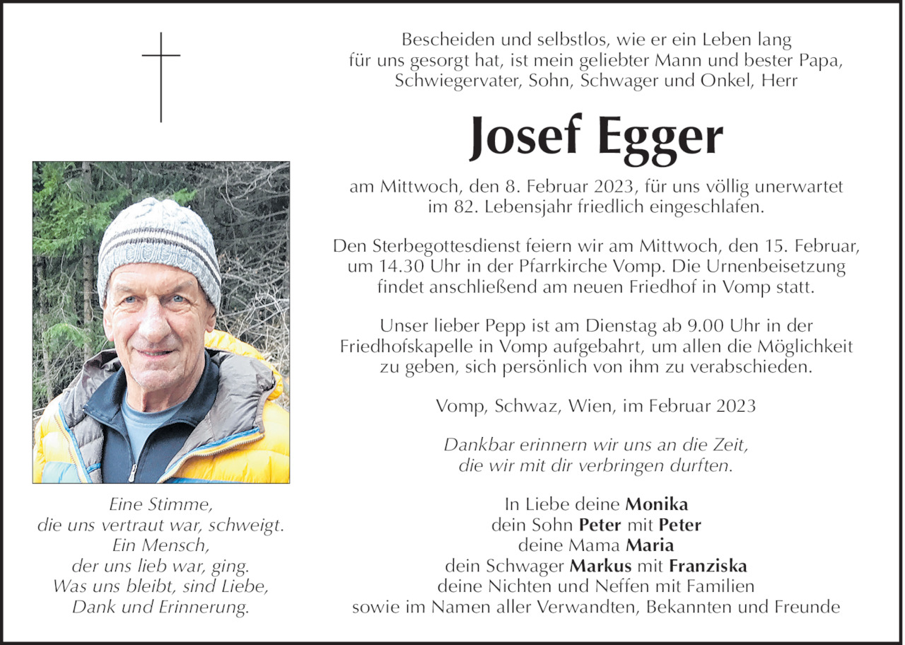 Josef Egger Bild