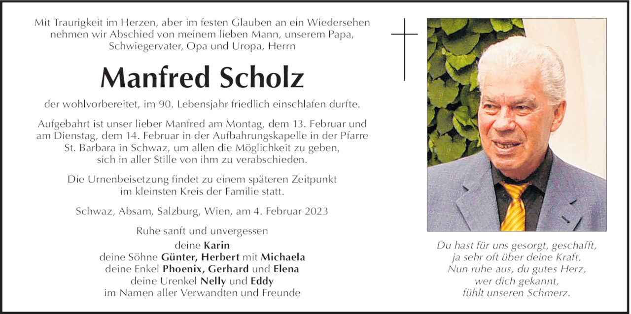 Manfred Scholz Bild