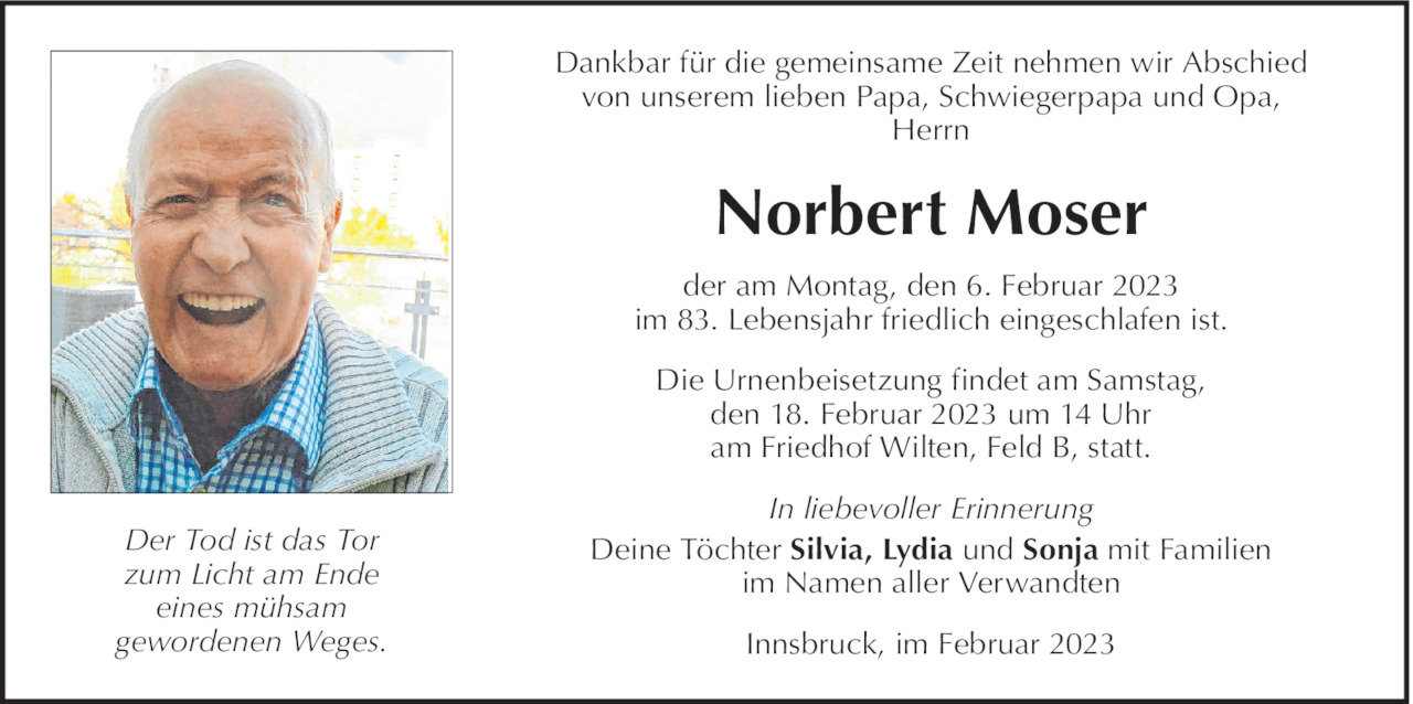 Nobert Moser Bild