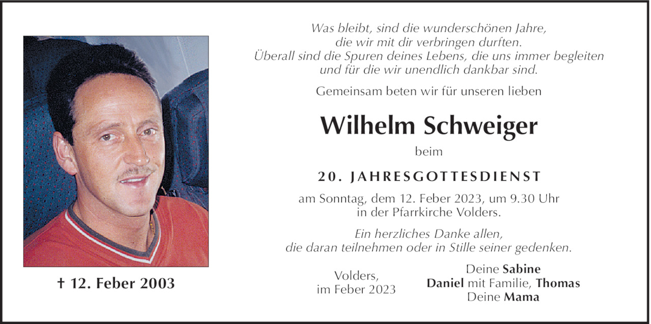 Wilhelm Schweiger Bild