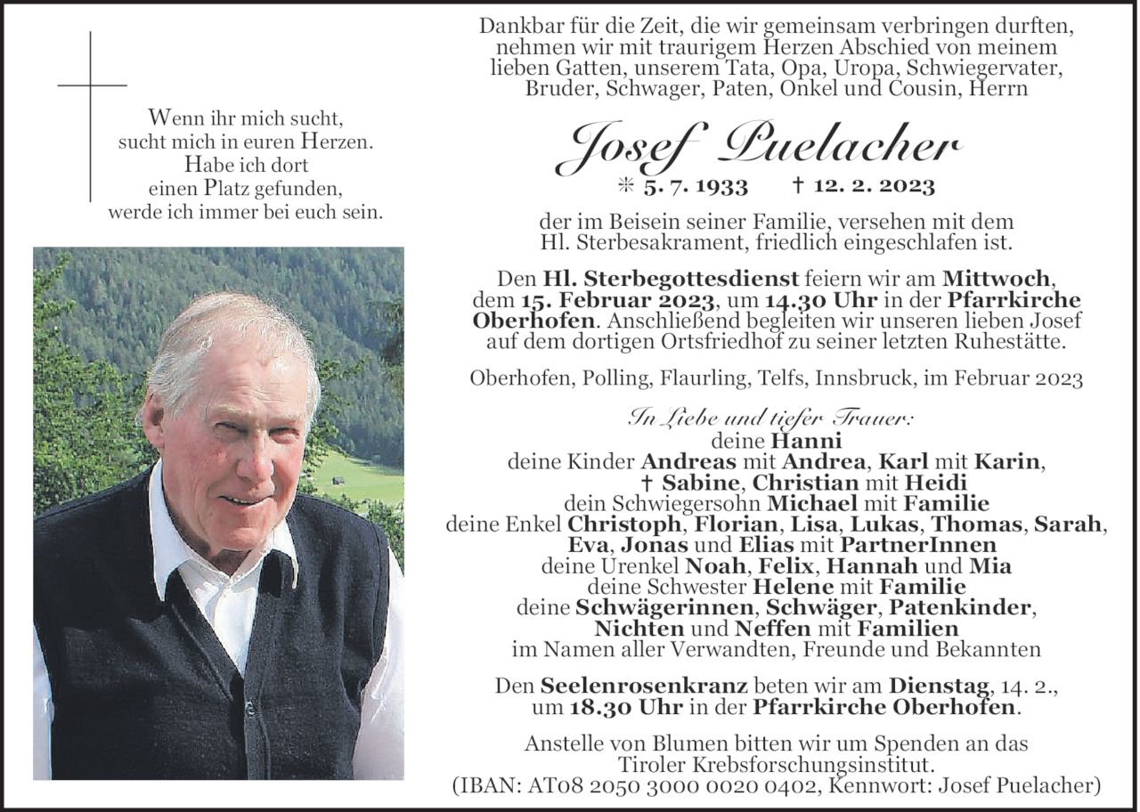 Josef Puelacher Bild