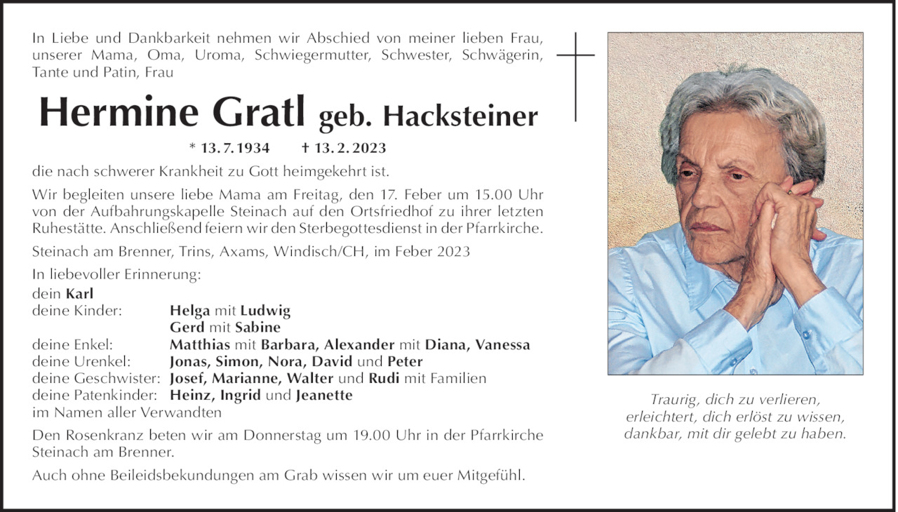 Hermine Gratl Bild