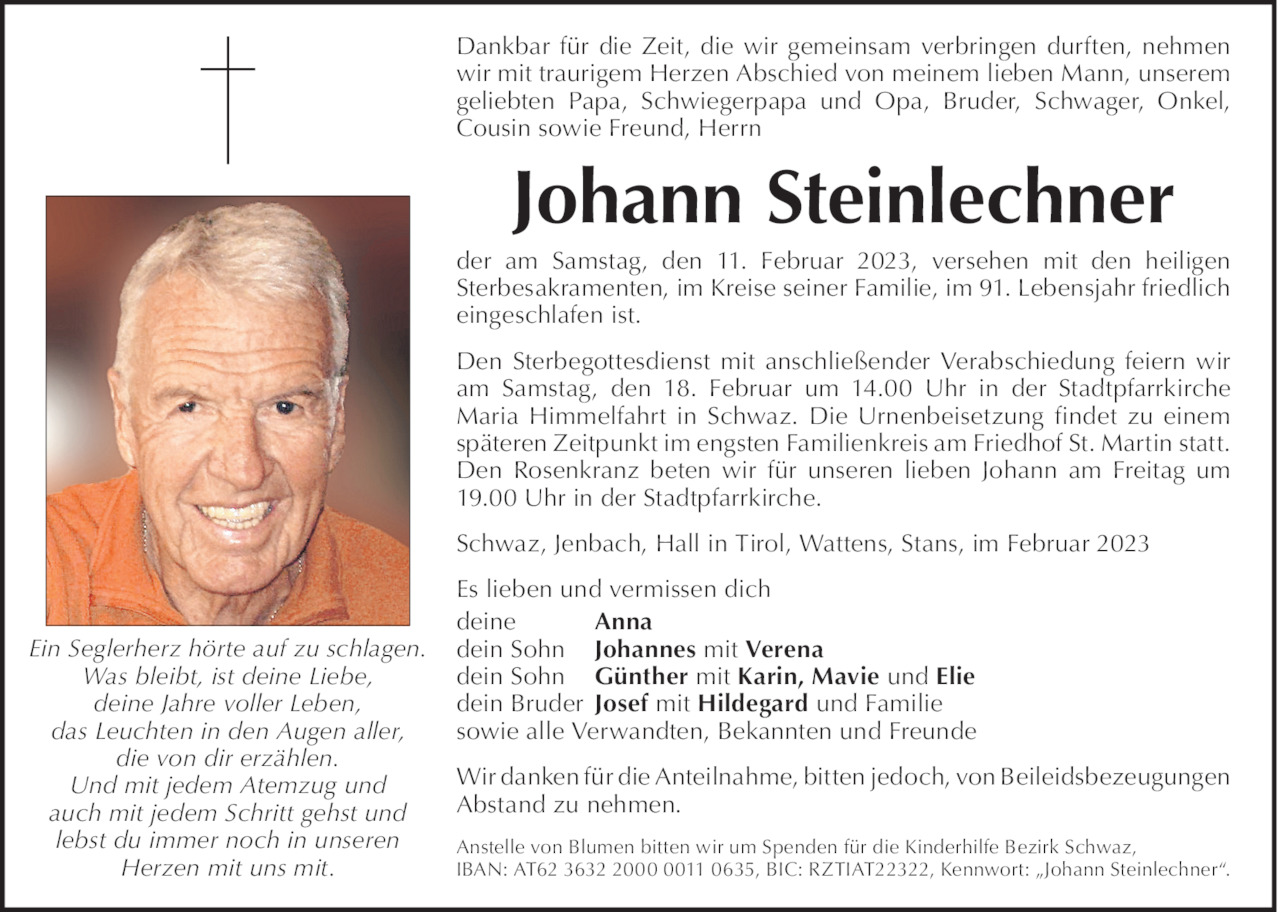 Johann Steinlechner Bild