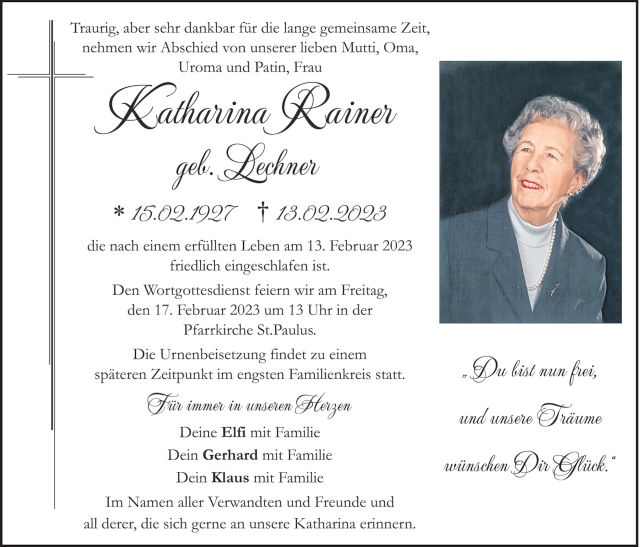 Katharina Rainer Bild