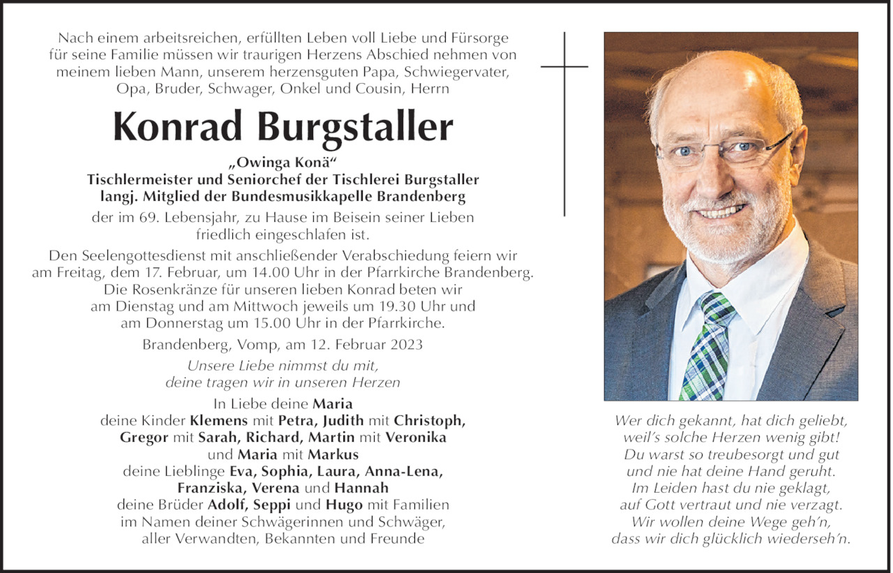 Konrad Burgstaller Bild