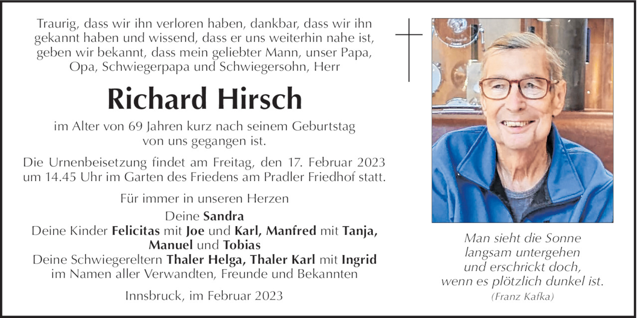 Richard Hirsch Bild