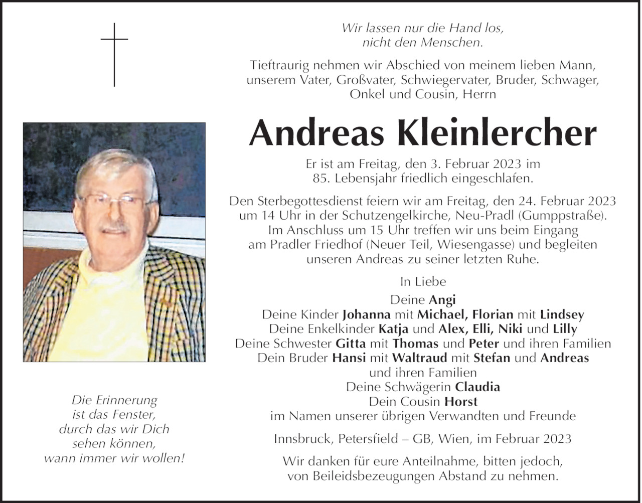 Andreas Kleinlercher Bild