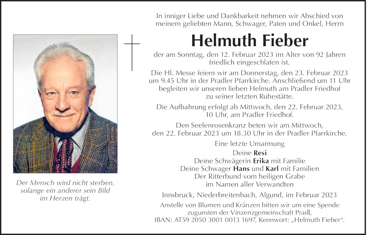 Helmuth Fieber Bild