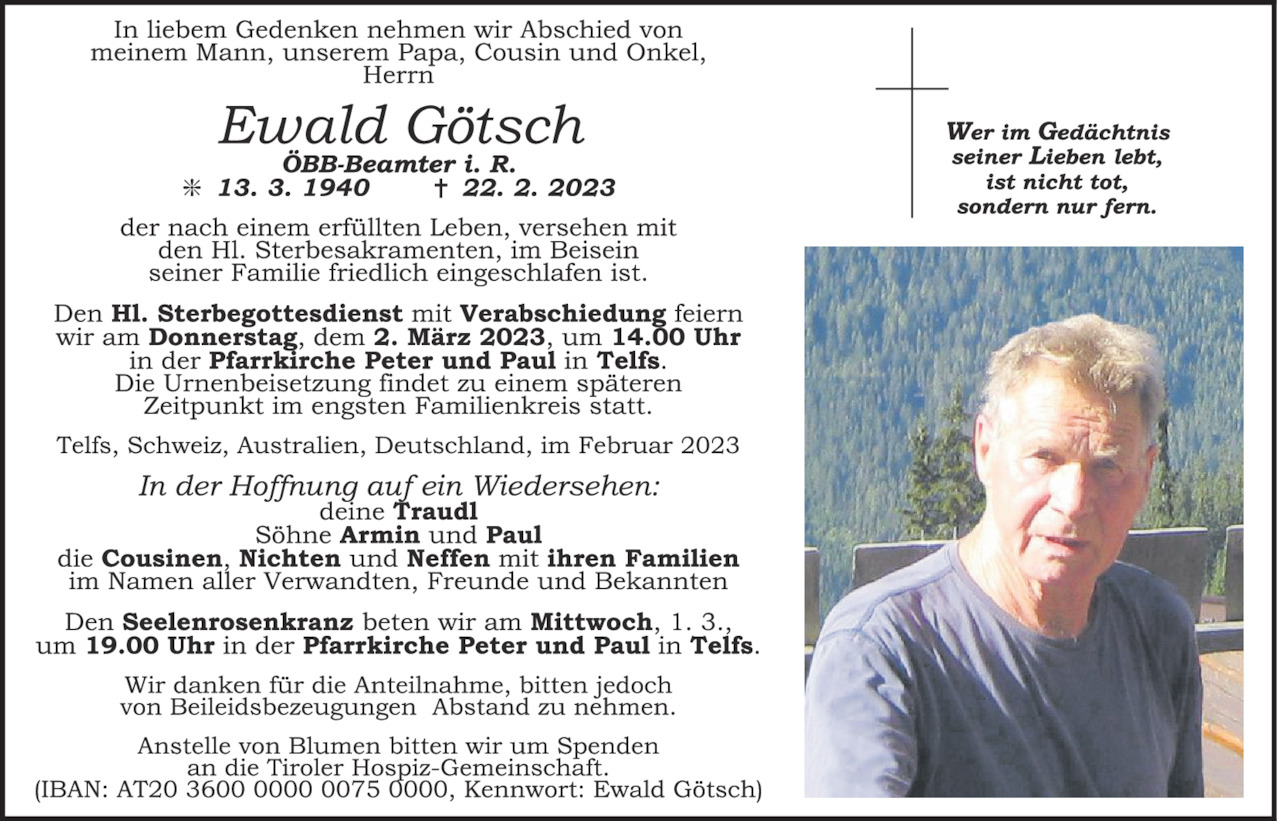 Ewald Götsch Bild