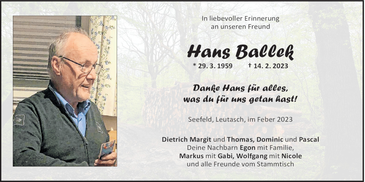 Hans Ballek  Bild