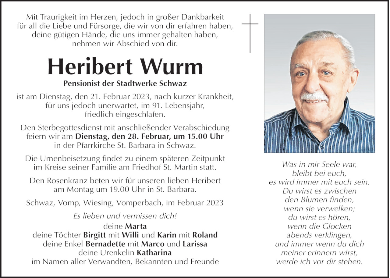 Heribert Wurm Bild