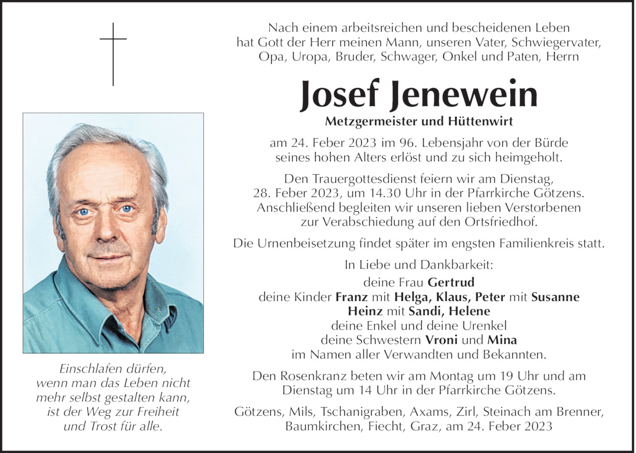 Josef Jenewein Bild