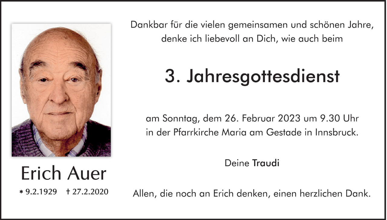 Erich Auer Bild