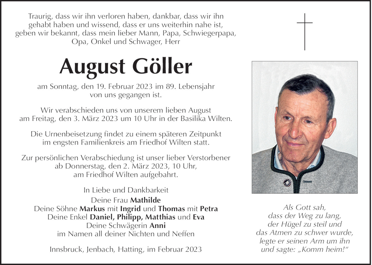 August Göller Bild