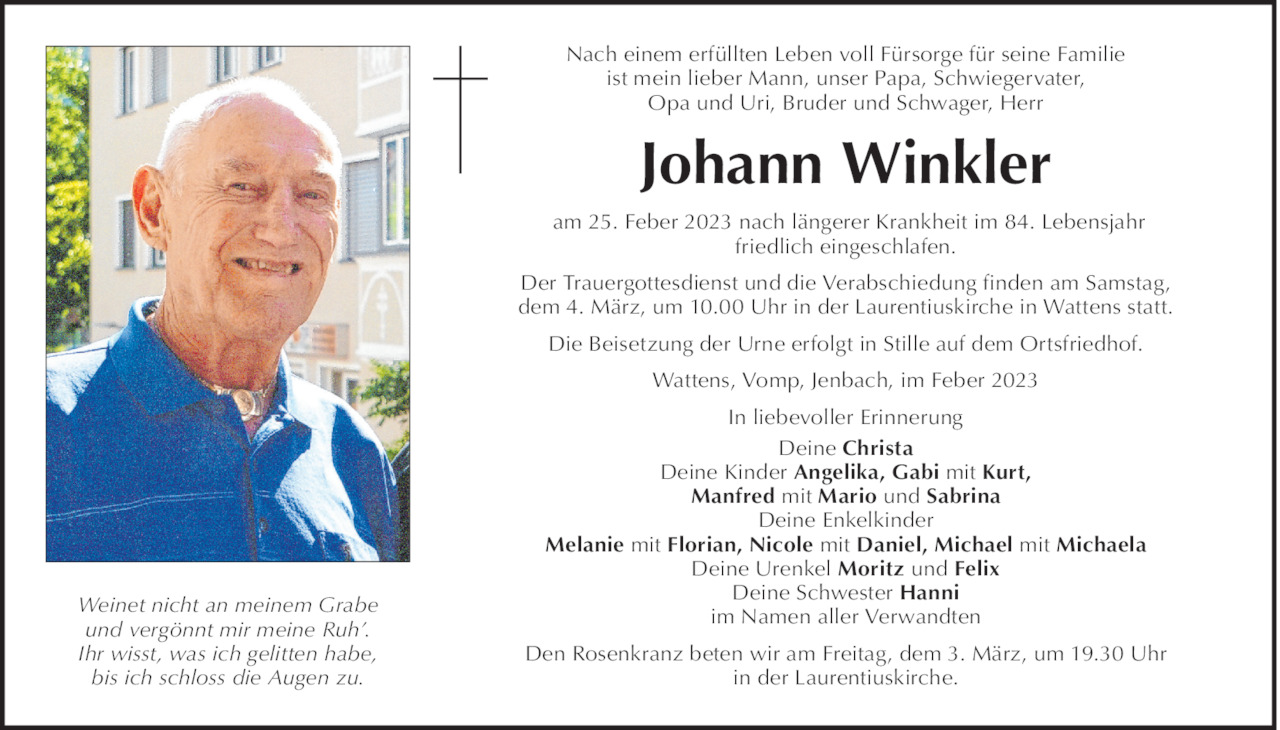Johann Winkler Bild