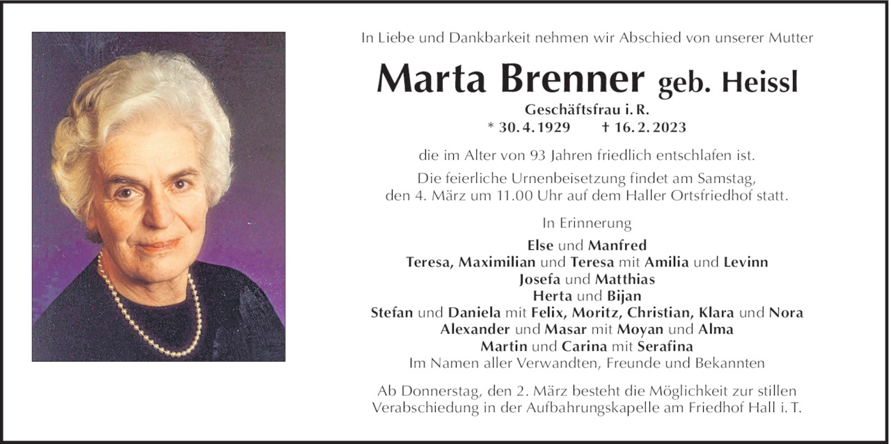 Marta Brenner Bild