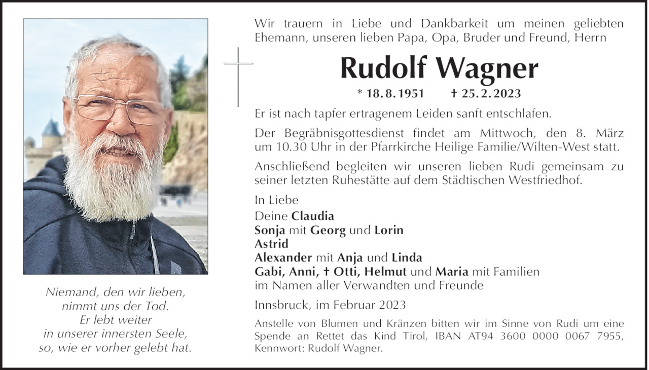 Rudolf Wagner Bild