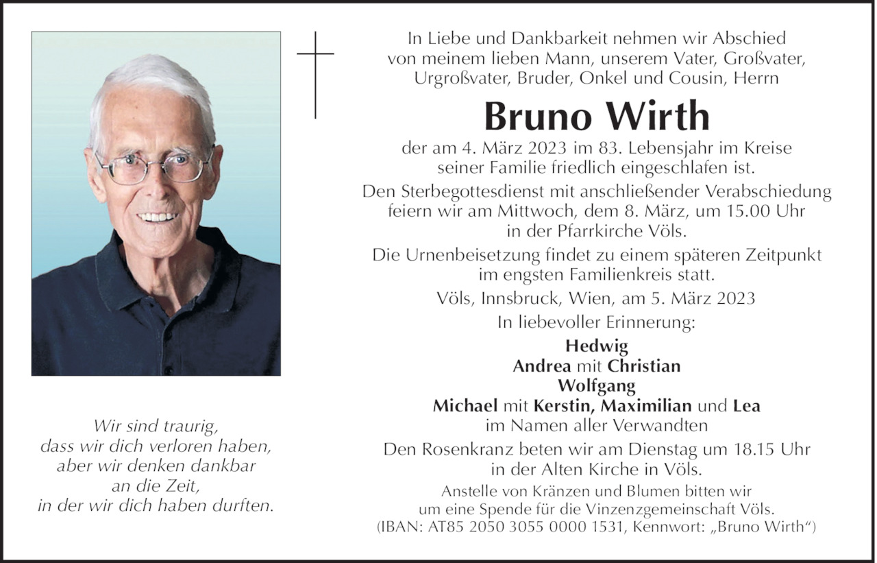Bruno Wirth Bild