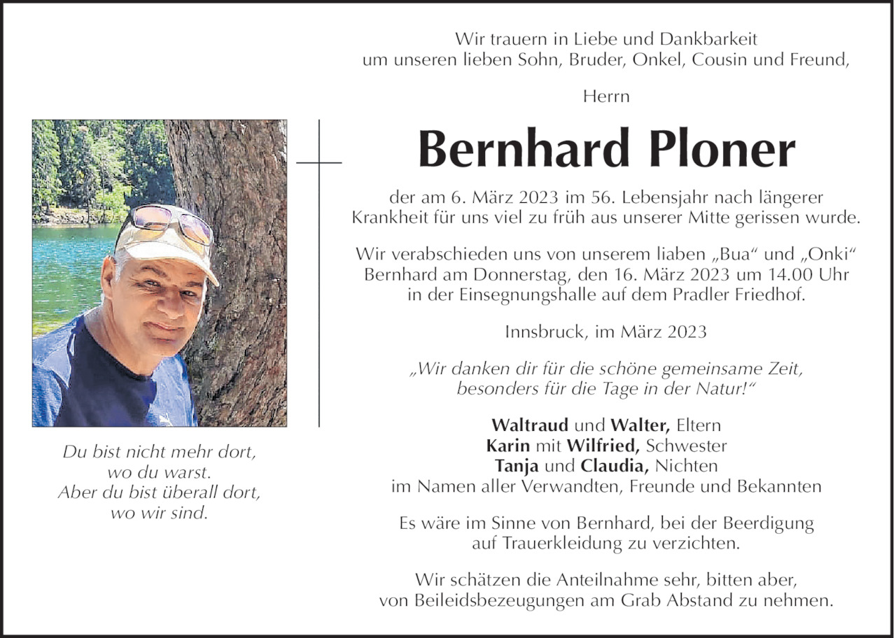 Bernhard Ploner Bild
