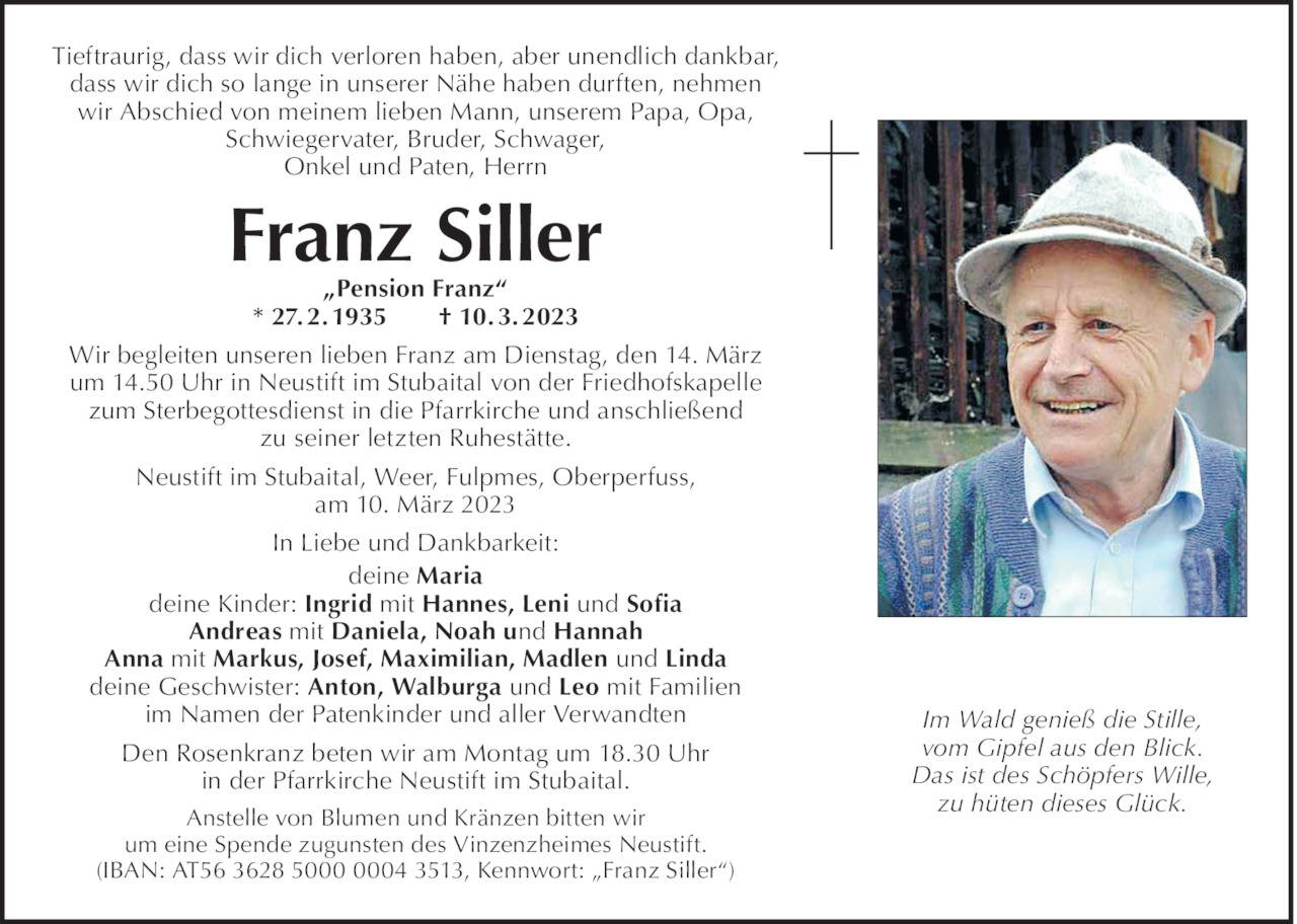 Franz Siller  Bild