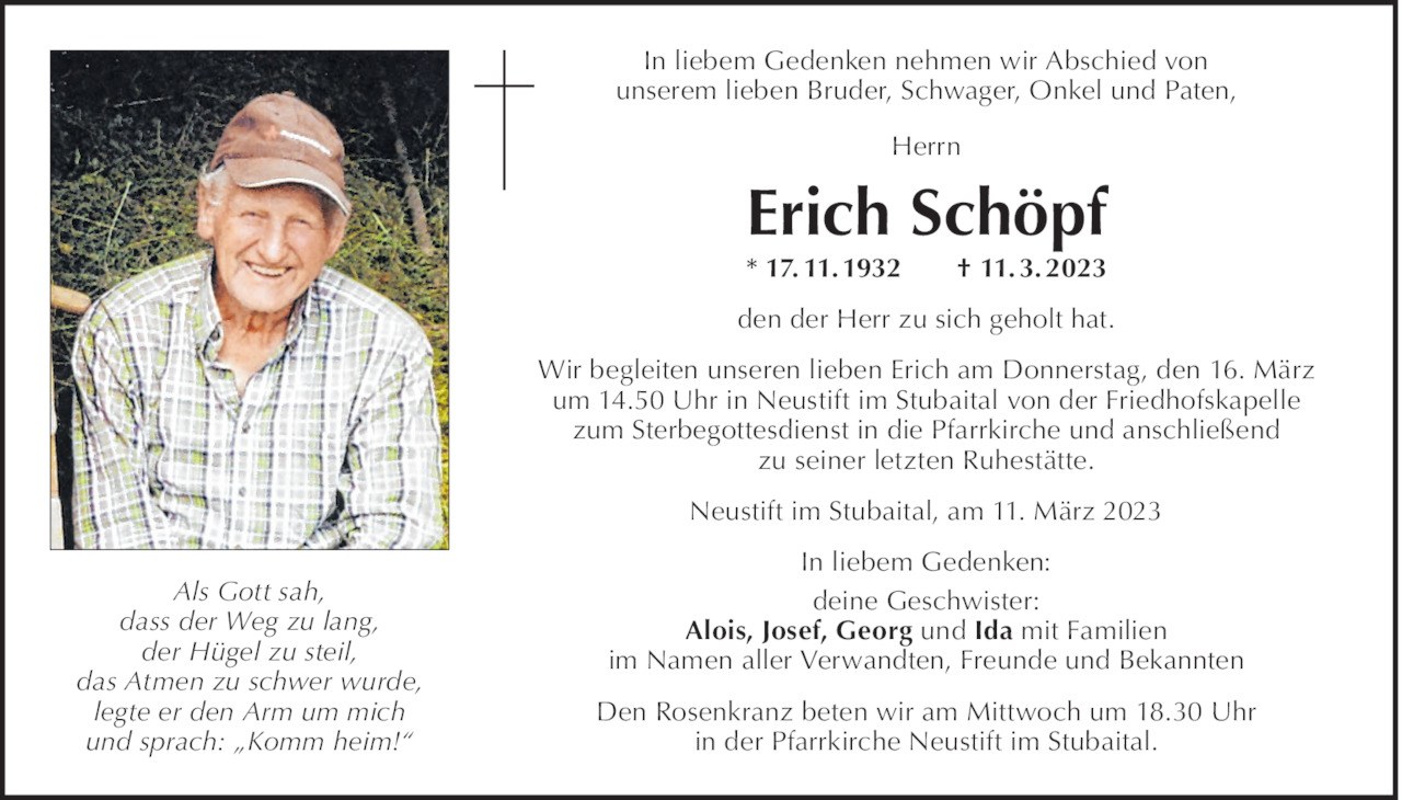 Erich Schöpf Bild