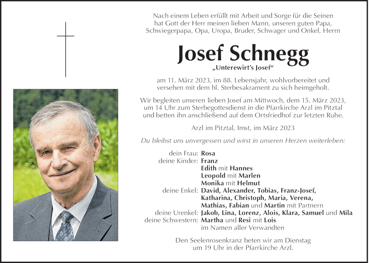 Josef Schnegg Bild