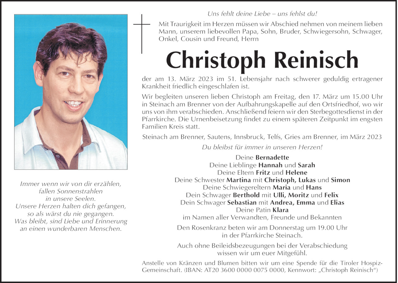 Christoph Reinisch Bild