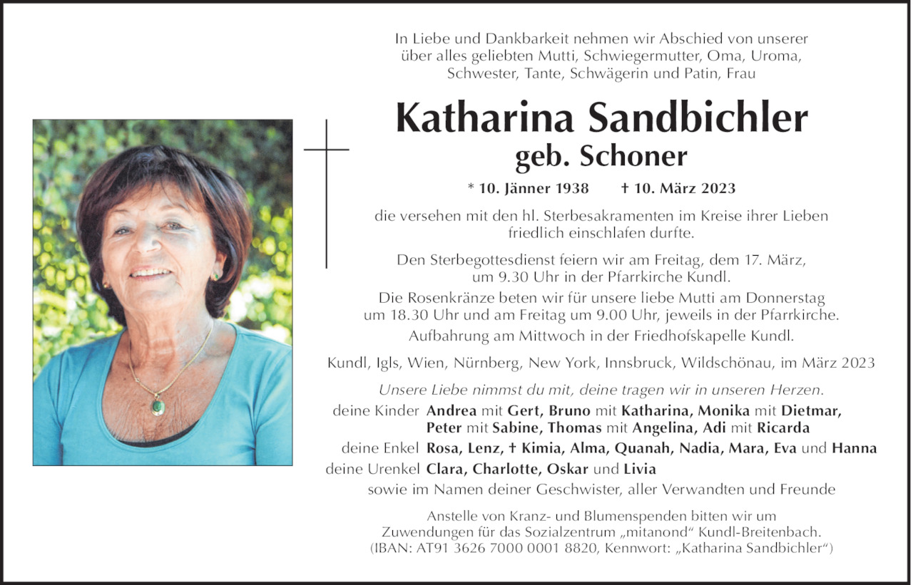 Katharina Sandbichler Bild