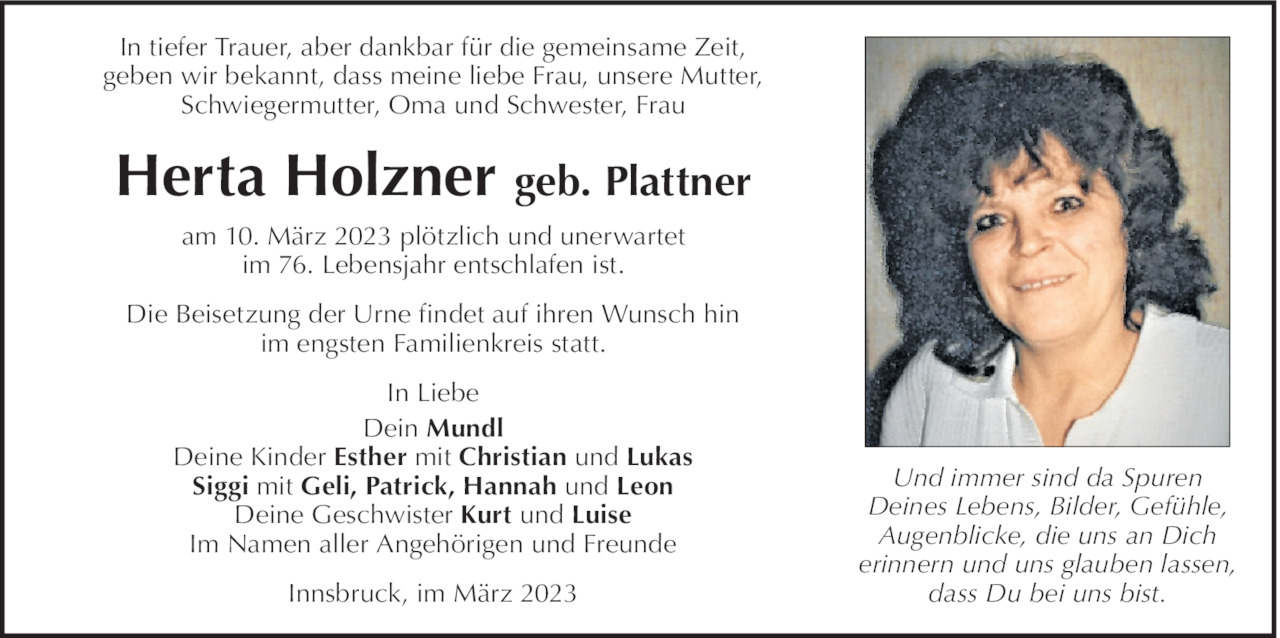 Herta Holzner Bild