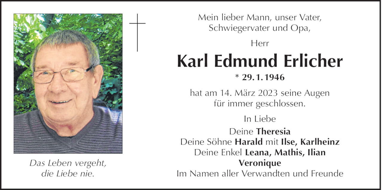 Karl Edmund Erlicher Bild